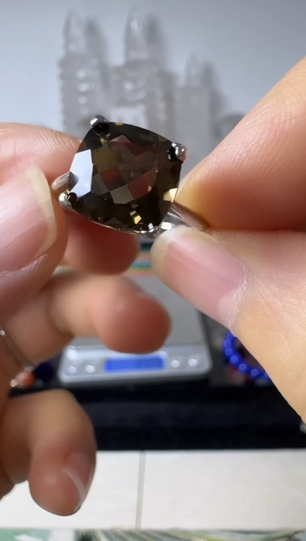 合金戒指水晶25矿坑