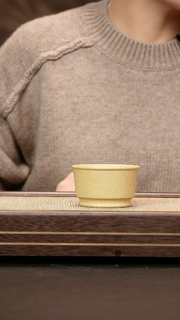 茶壶紫砂本绿 宽口杯