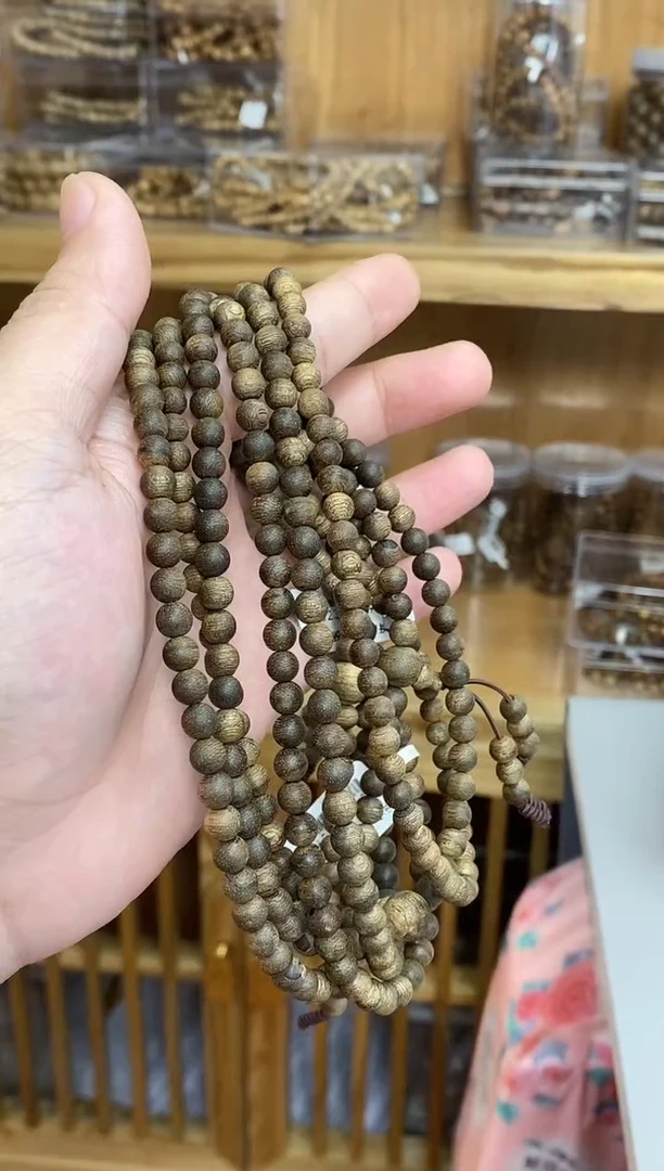 沉香手串文莱圆珠长串0.6多样性发其一