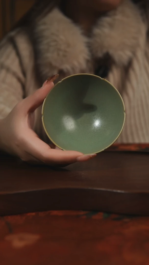 杯子瓷·*·汝州原产地原矿仿古老釉q