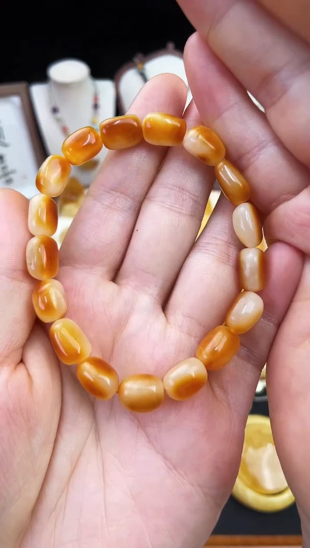 琥珀未镶嵌珠宝奇石柒月