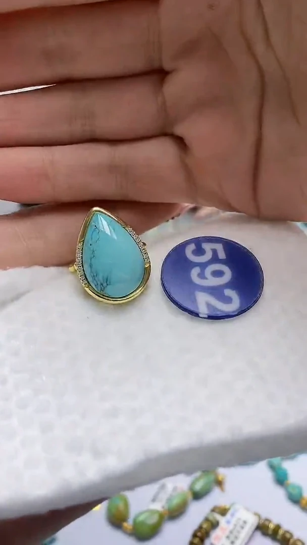 【闪购商品】绿松石戒指合金592戒指