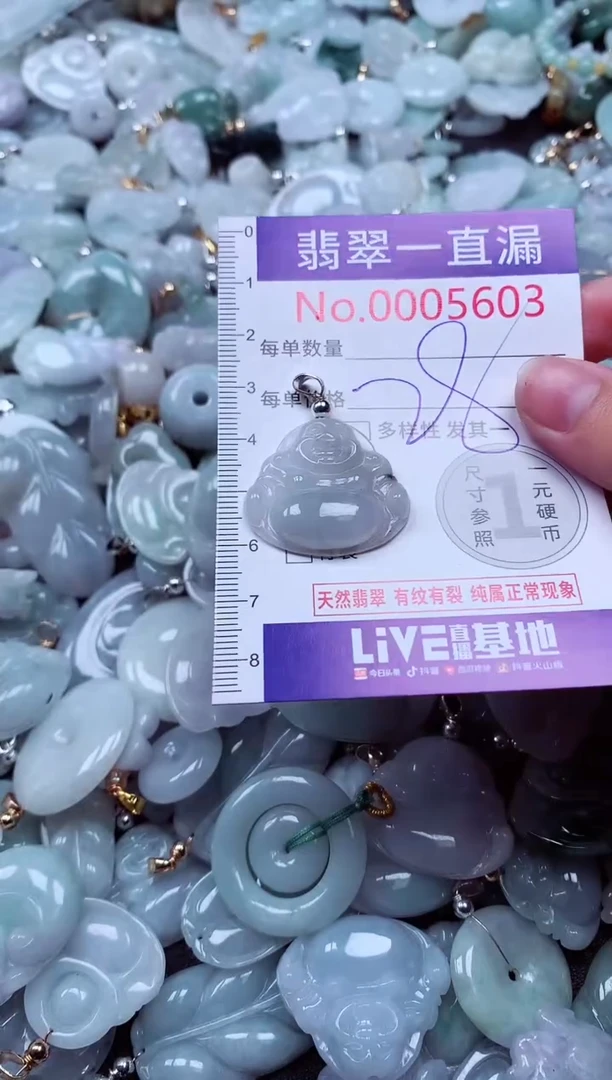 吊坠(不含链)未镶嵌翡翠5603