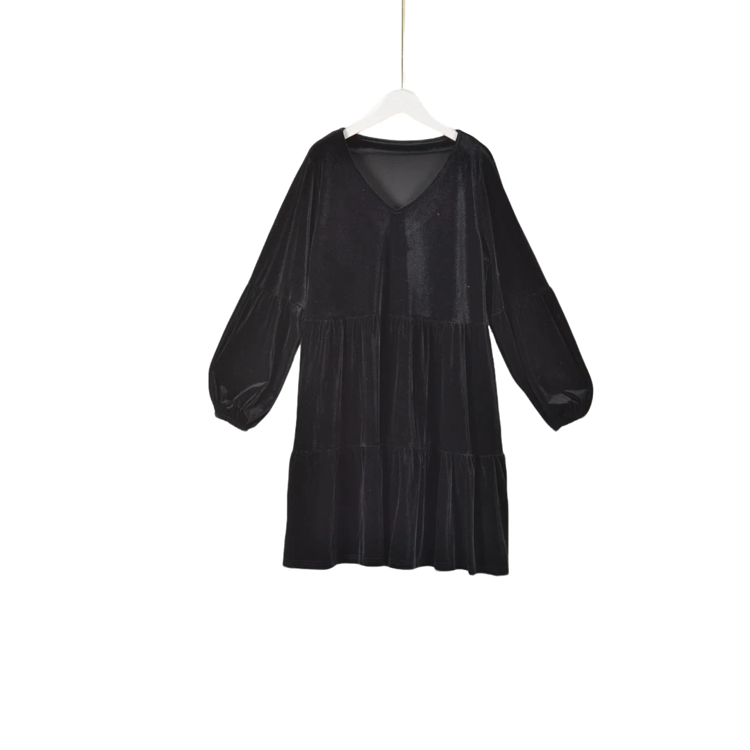 【Y专柜捡漏】深圳中高端女装OLSC-连衣裙0152-黑色大两码