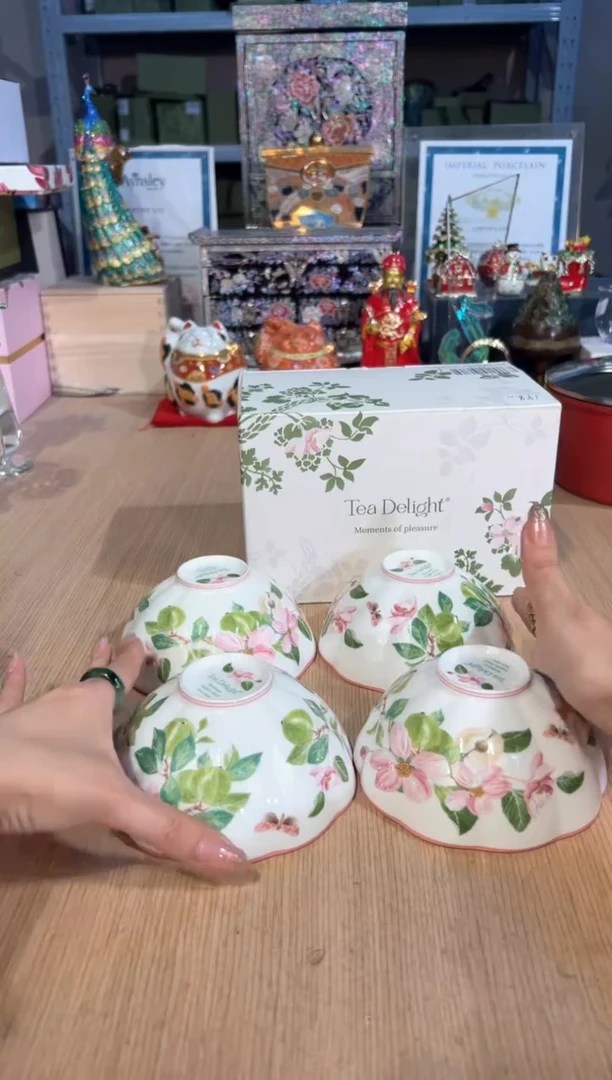 【闪购商品】杯88果园饭碗套四（粉）