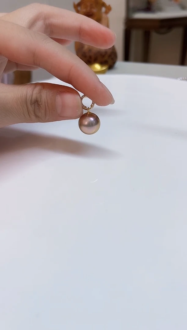 银S925镶嵌颈饰海水珍珠12mm