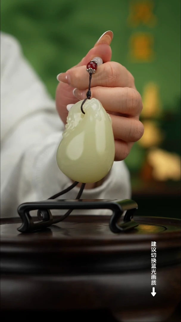 玉【招财福袋】天然玉石手把件