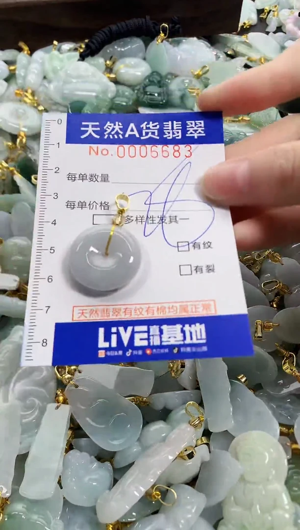 颈饰未镶嵌翡翠天然A货翡翠