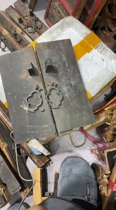 【闪购商品】香榧木一对孤品木雕110