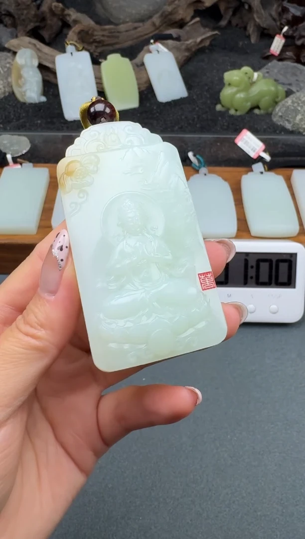 颈饰未镶嵌和田玉3