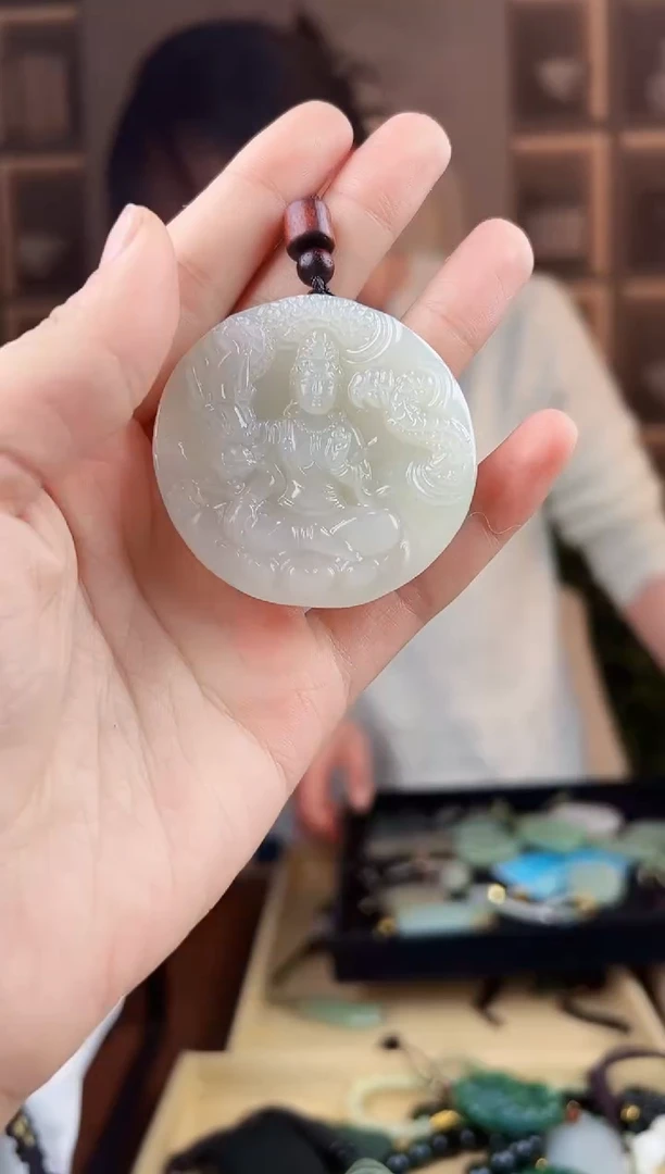 颈饰未镶嵌和田玉拍一发一，多样性发货