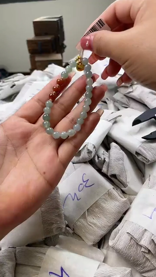 未镶嵌手链翡翠手串