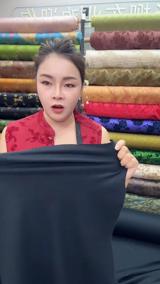 39号灰蓝色弹力精仿斜纹半米
