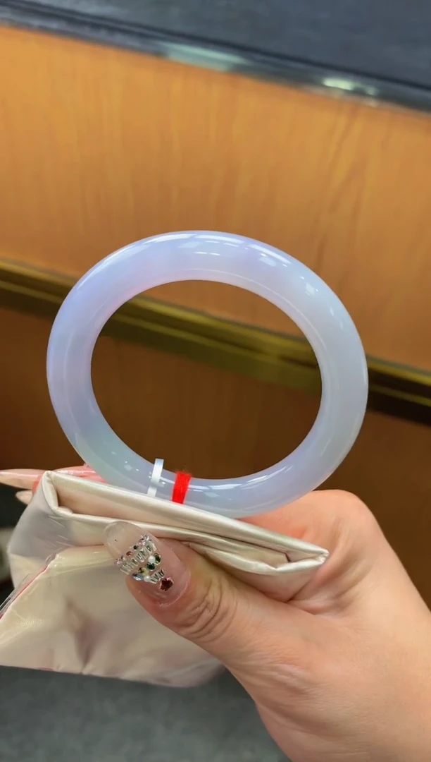 未镶嵌手镯翡翠-F108-圆条56