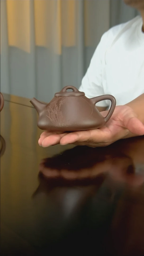 茶壶紫砂子冶石瓢高端紫砂壶