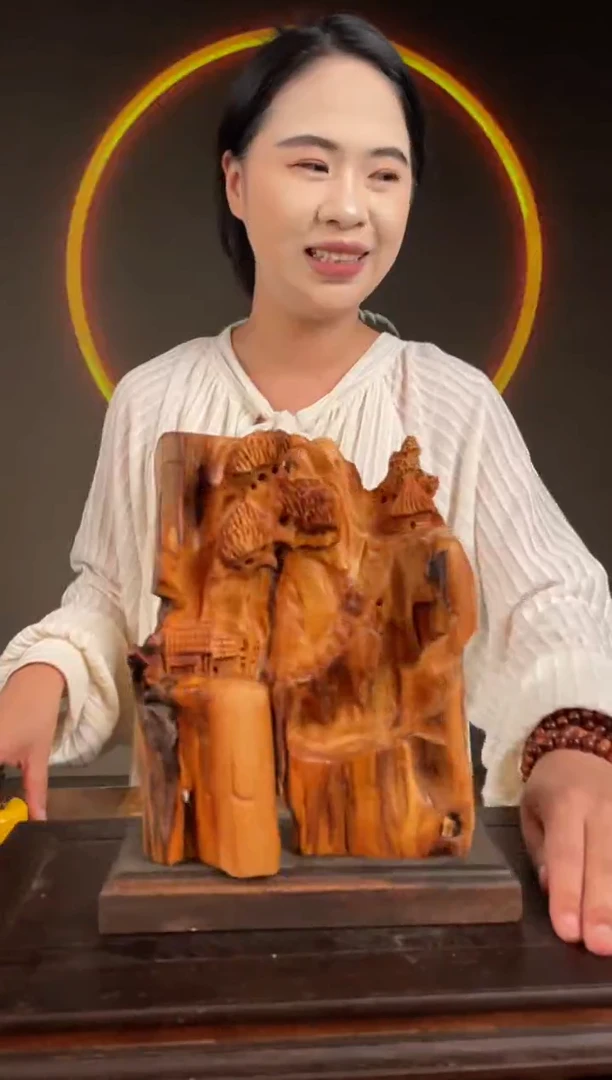 柏木（崖柏）手工摆件,先抢先得! 编号:124