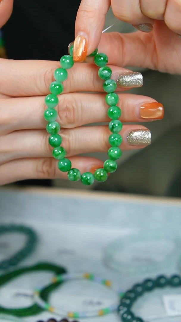 【闪购商品】翡翠手串未镶嵌20号-串串/姿/3