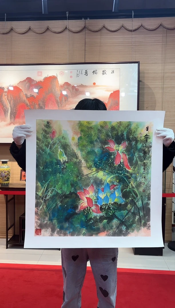 【闪购商品】国画道一老师手绘作品D20