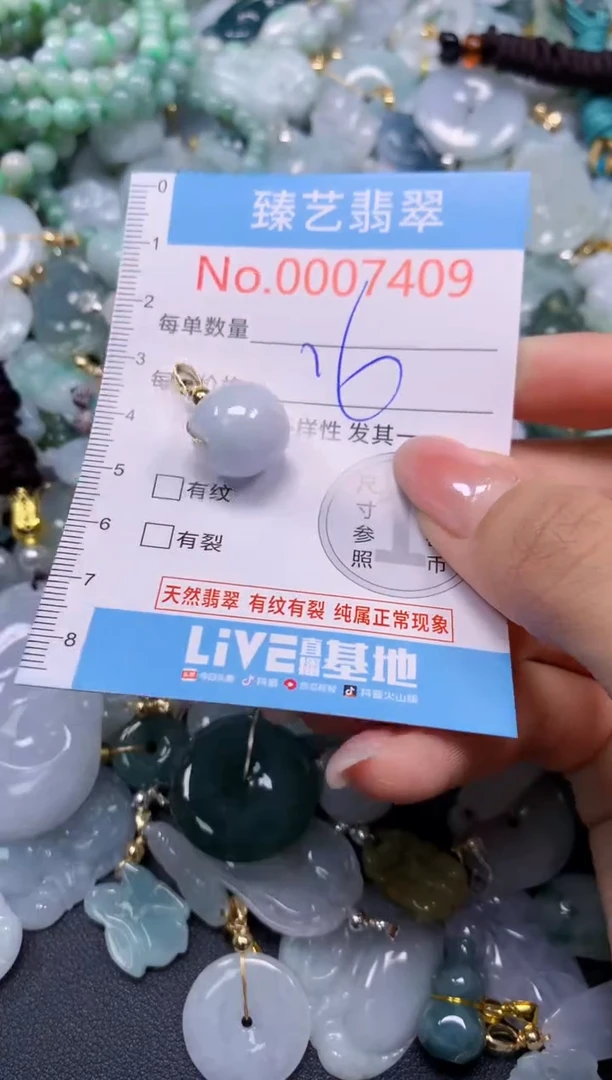 颈饰未镶嵌翡翠7409