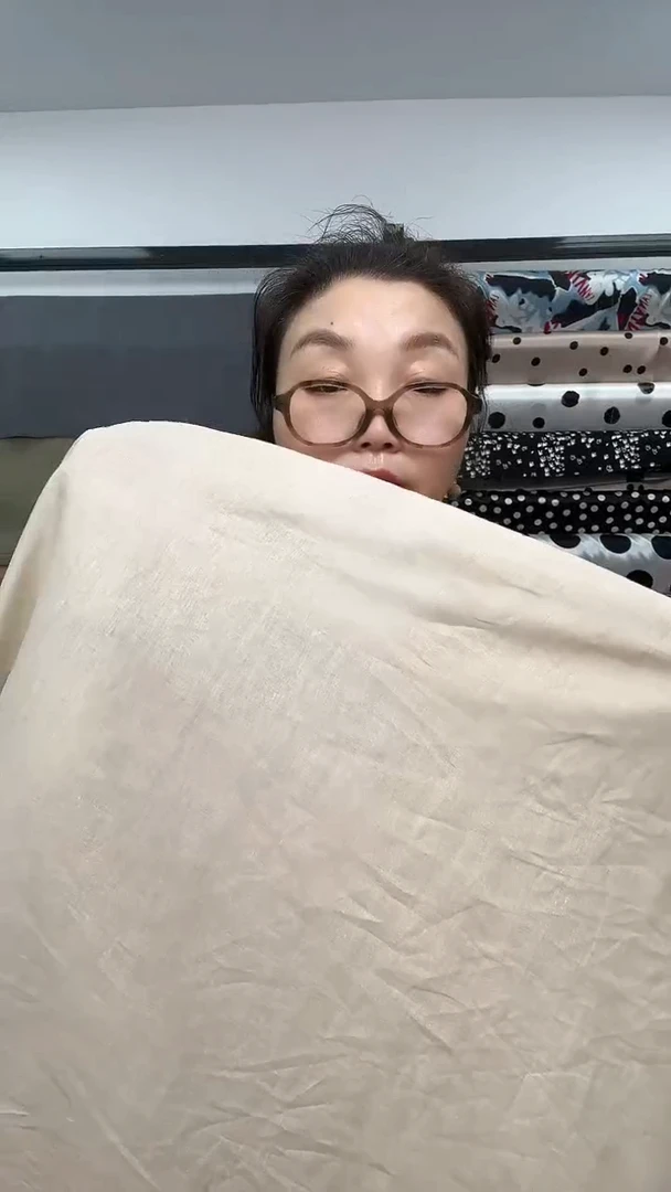 麻敏*杏色苎麻棉3米