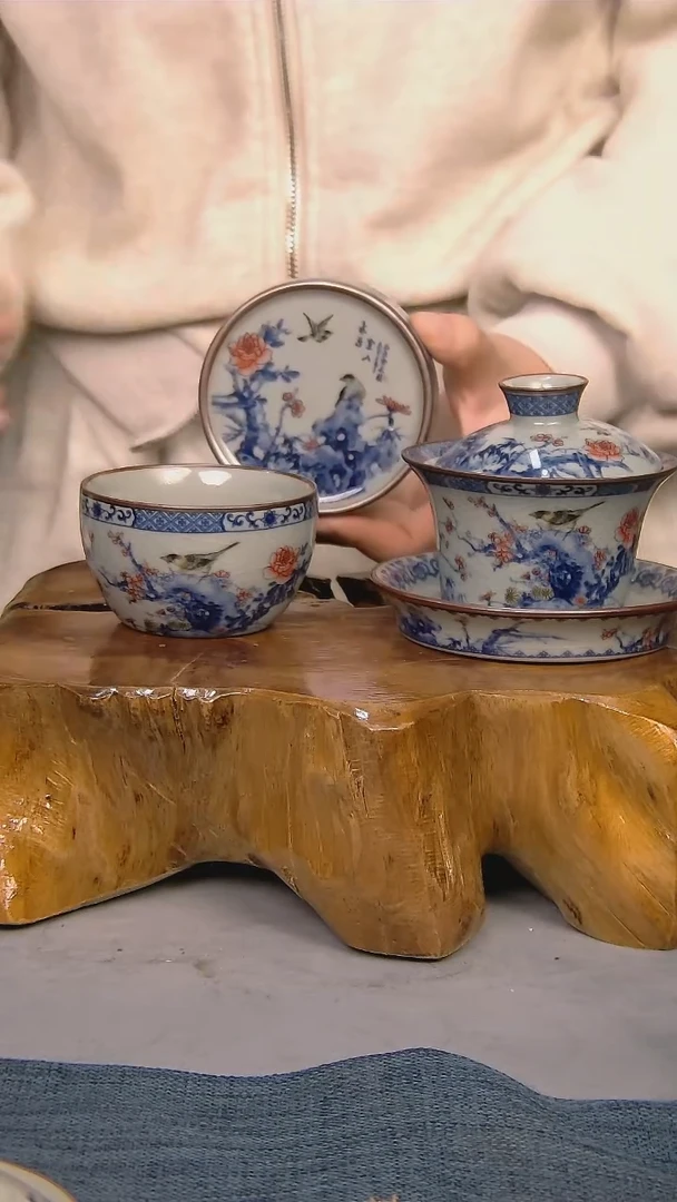 【闪购商品】简装家用款3件套 陶瓷家用茶具系列