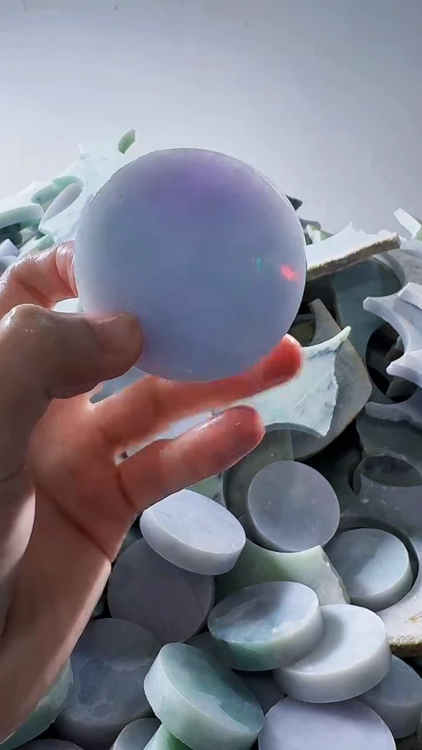 裸石翡翠缅甸翡翠A货文29
