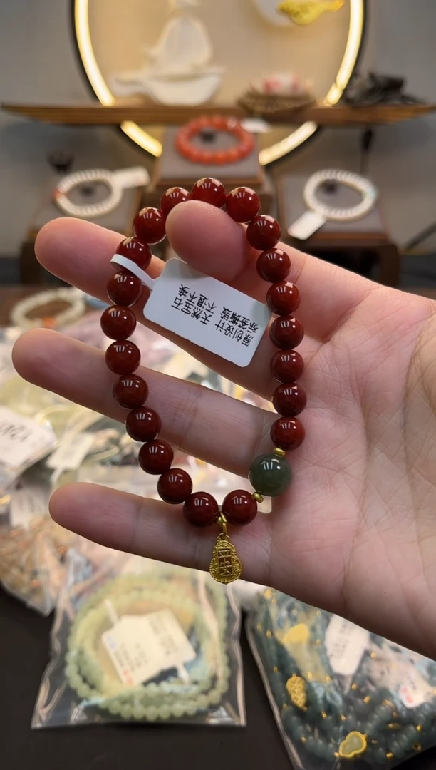 合金手链玛瑙/玉髓货号 1246