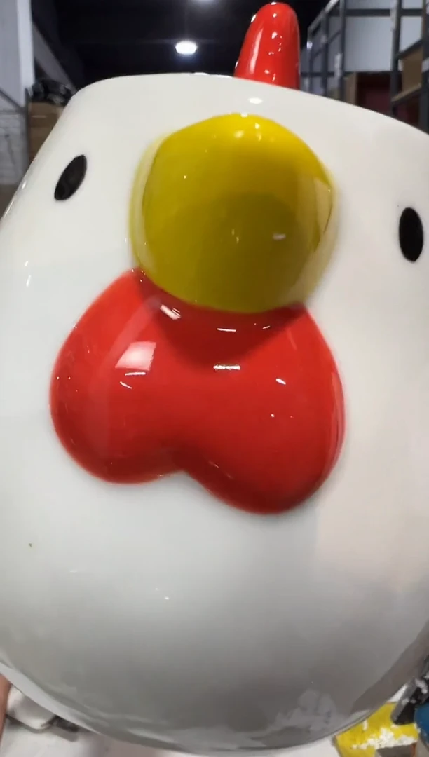 瓷片原盒小鸡茶壶套组