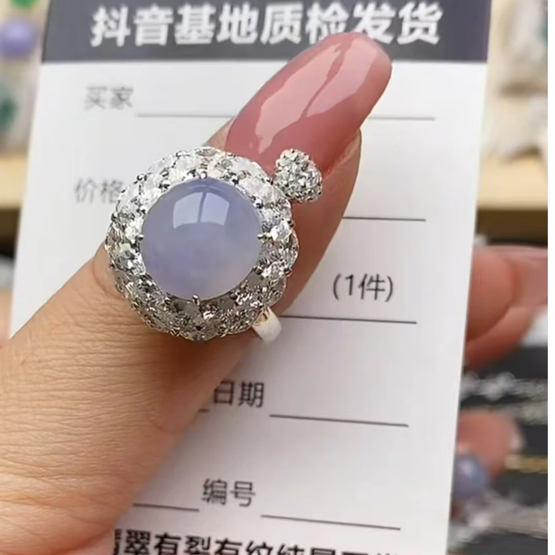 纯天然a货翡翠戒指