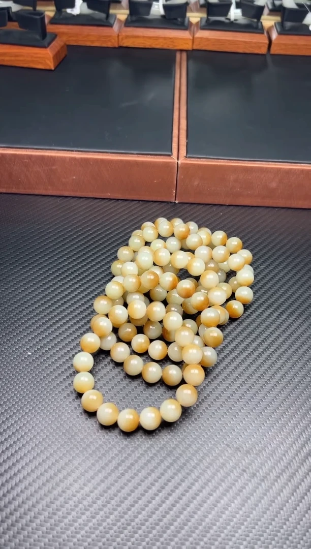 未镶嵌手串和田玉若羌微色差卡12多样性发货拍一发一