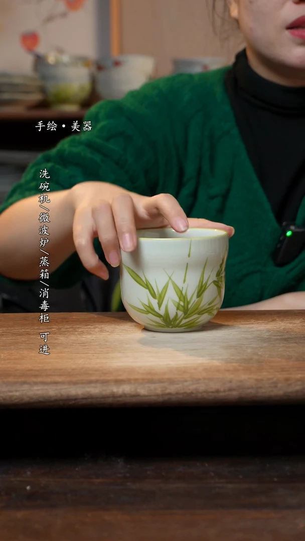 【闪购商品】瓷1个景德镇高温瓷釉下瓷