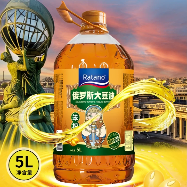 【笨榨豆油】Ratano非转基因大豆油(冷压榨)5L
