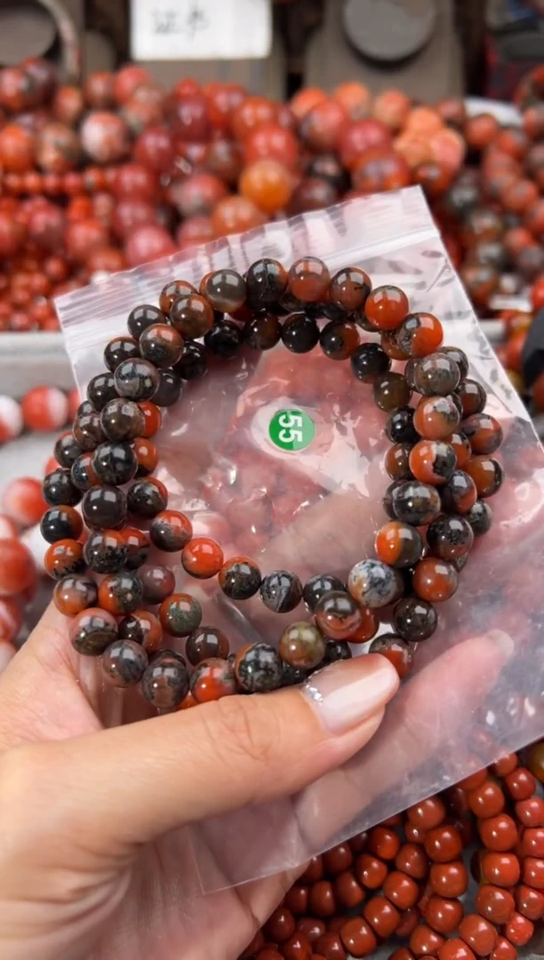 未镶嵌手串南红玛瑙8+