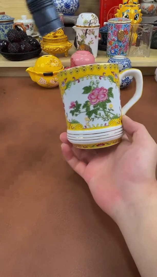 陶瓷茶具摆件旅行套组
