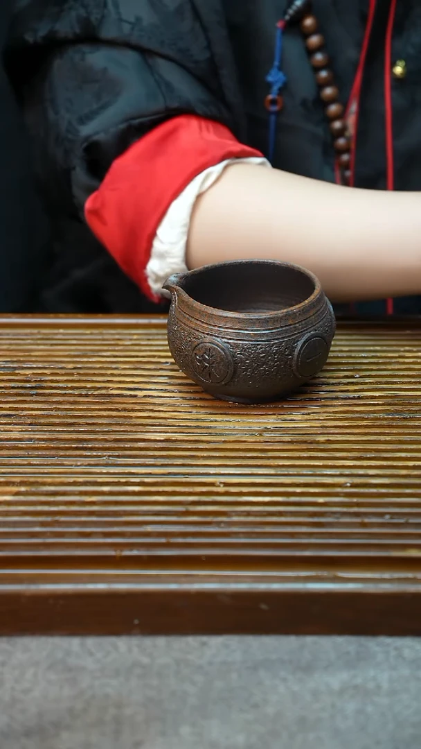 万古烧粗陶手工手作茶具