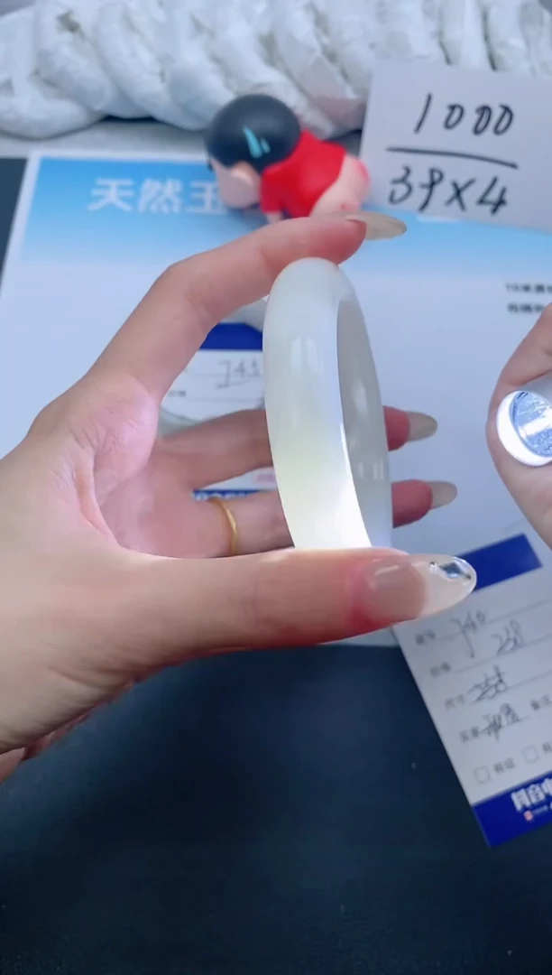 和田玉手镯未镶嵌6J46-55