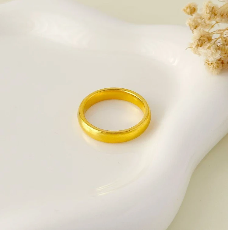 A649-精品光面男女百搭戒指