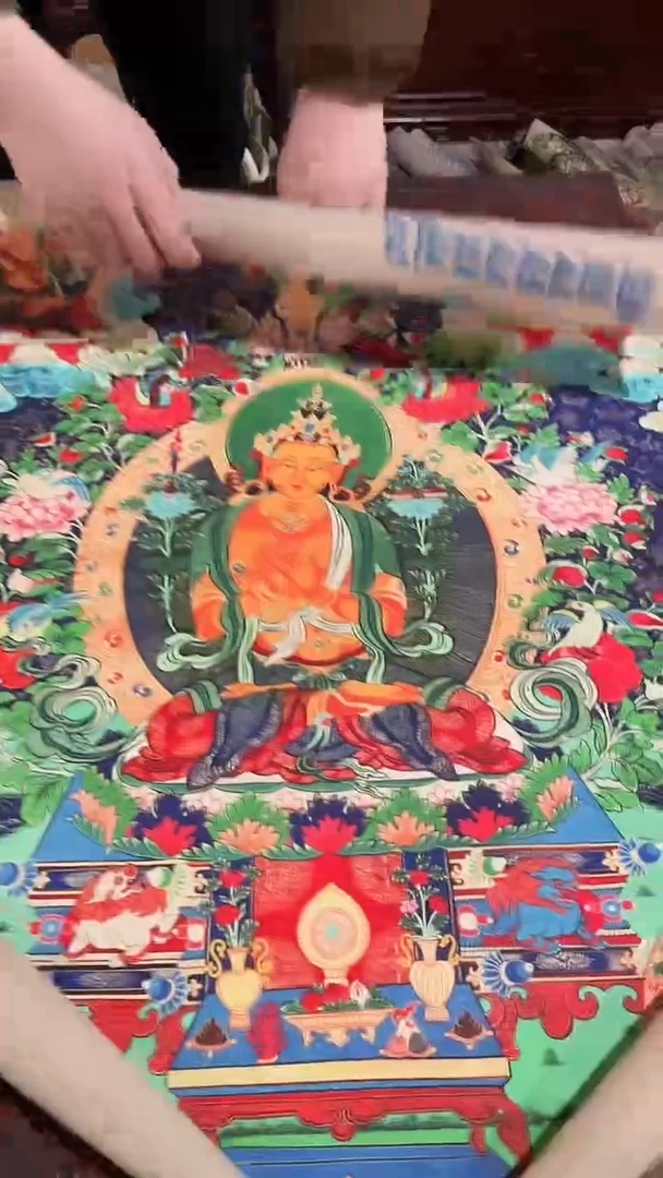 卷轴画手绘唐卡060