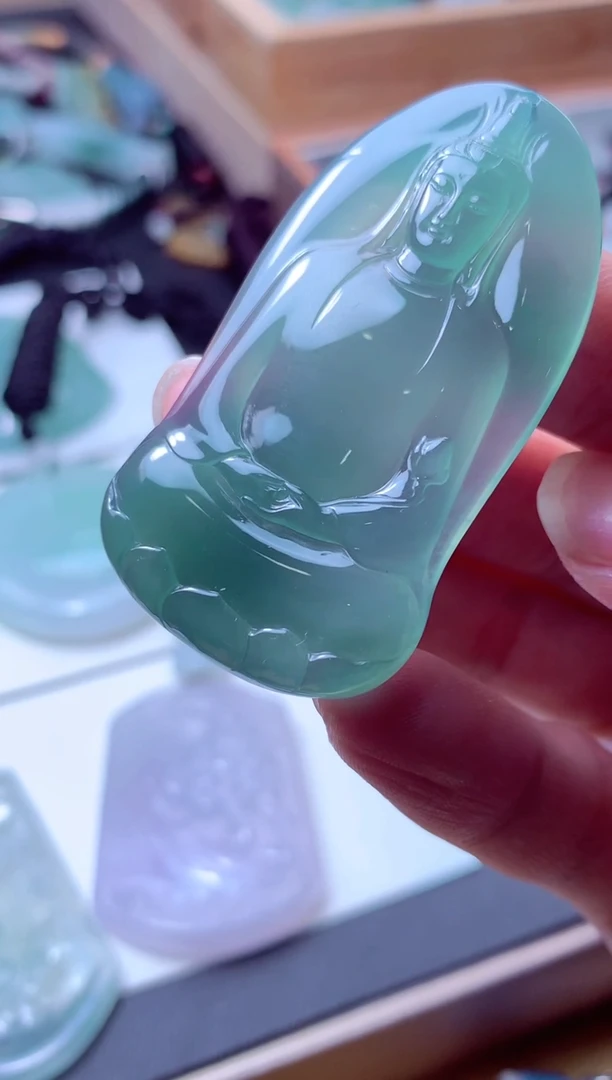 颈饰未镶嵌翡翠天然A货翡翠