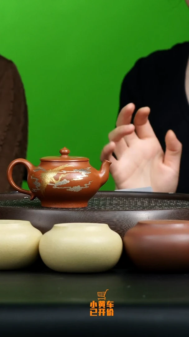 茶壶紫砂0624午直播祝妍生砂朱泥天趣绘