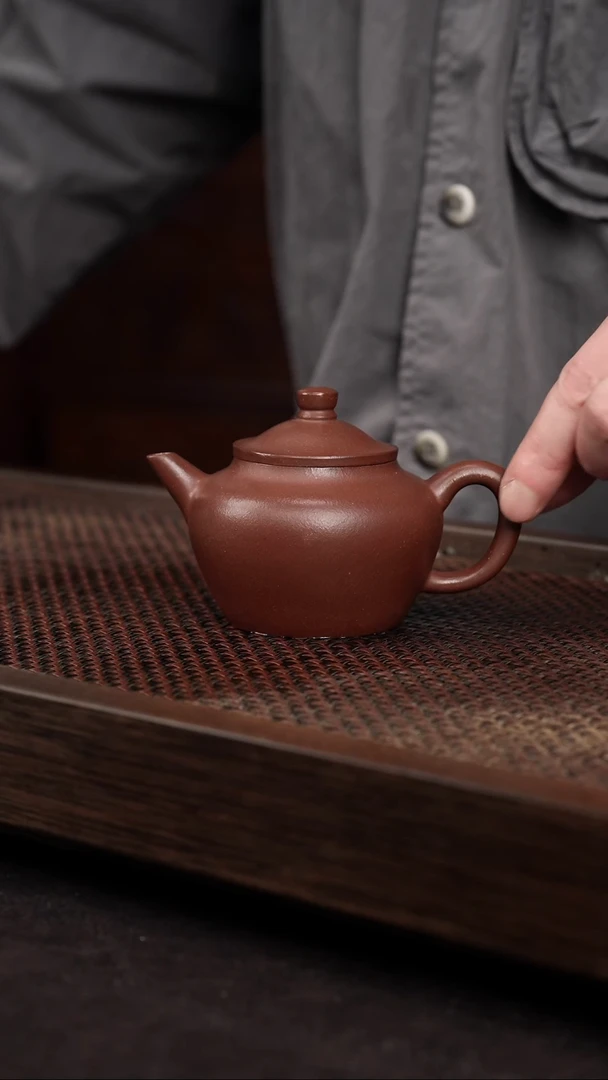 【闪购商品】紫砂茶壶底槽清笠帽石瓢