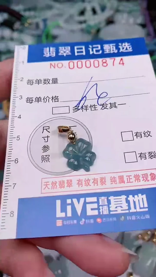 【闪购商品】翡翠颈饰未镶嵌00000874