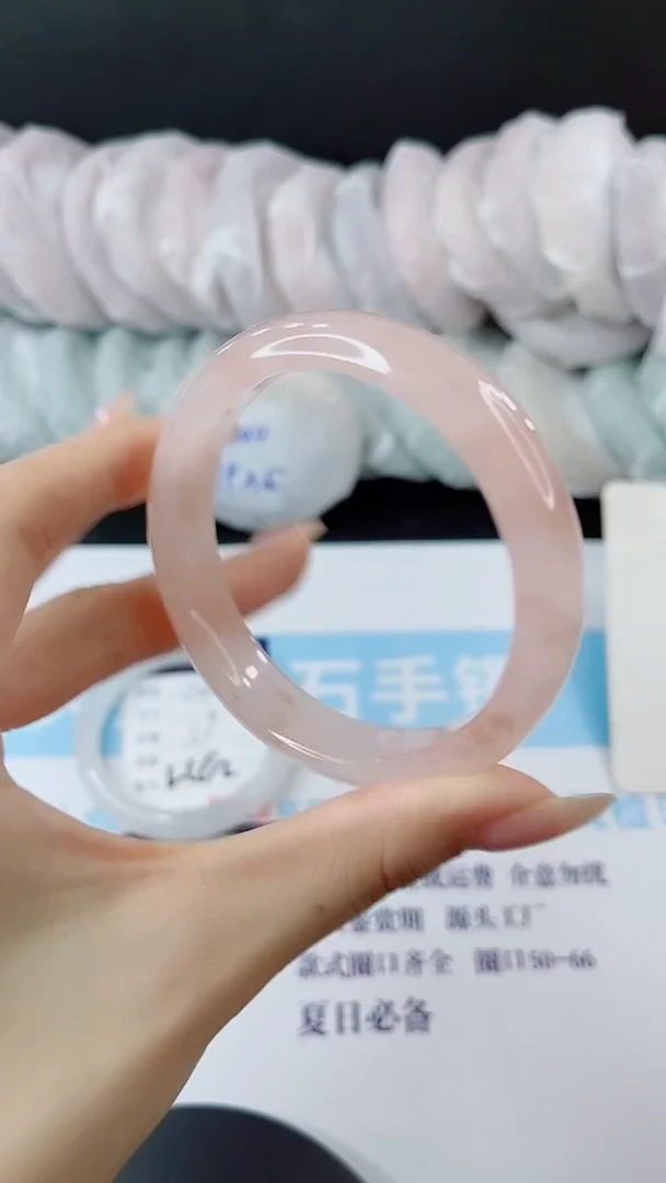 未镶嵌手镯石英质玉多样性发货L163