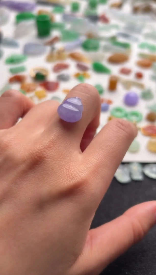 定制翡翠未镶嵌紫葫芦11500+575