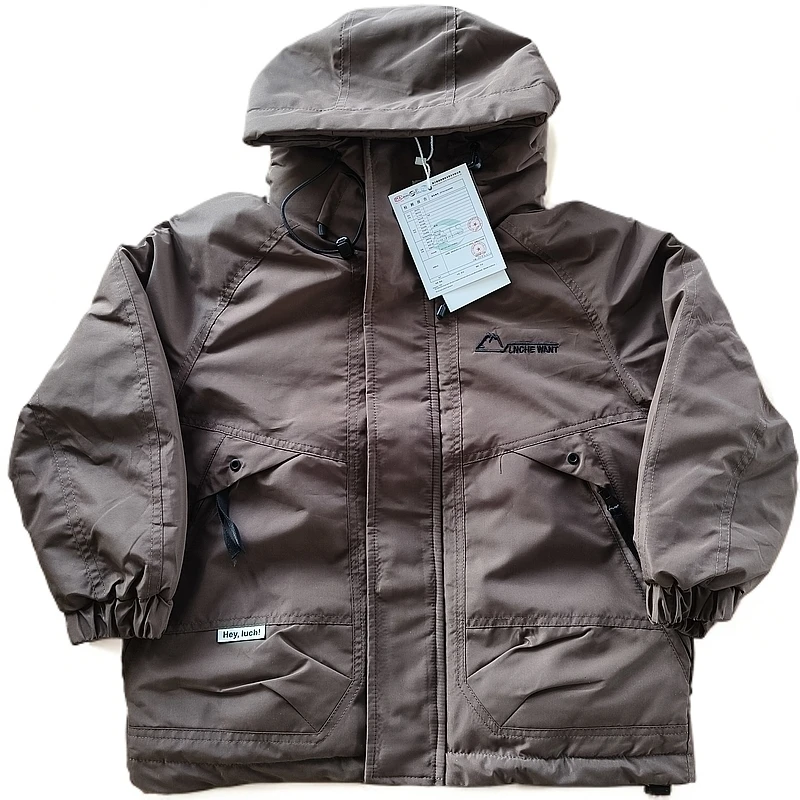 2025冬季新款儿童宝宝大童男童女童加厚棉服派克服