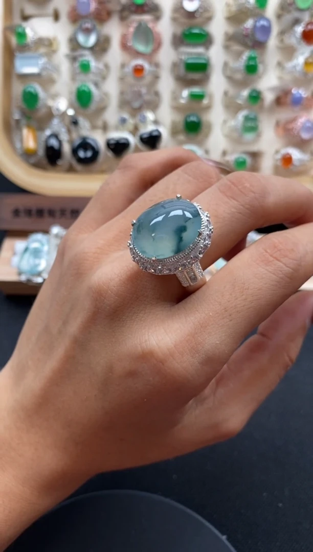 未镶嵌戒指翡翠缅甸天然a货翡翠