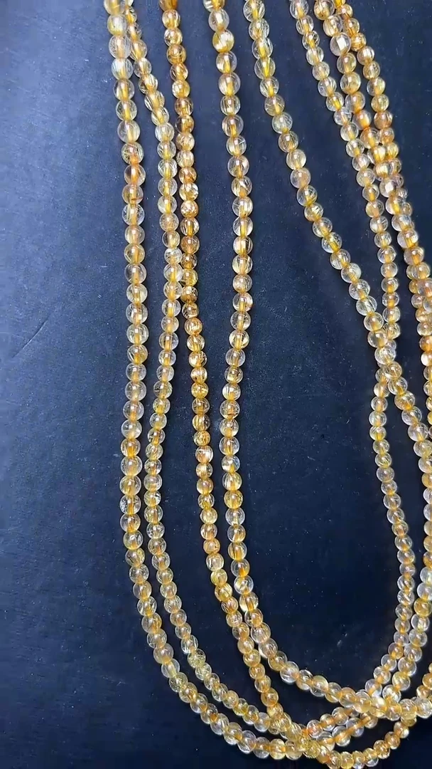 未镶嵌手串水晶多样性发一钛晶多圈手串4m+  M50355