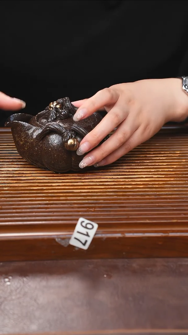 万古烧粗陶手工茶具