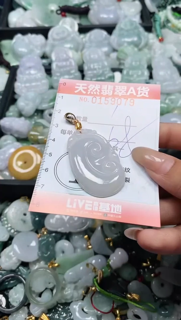 翡翠未镶嵌颈饰闪购0159079