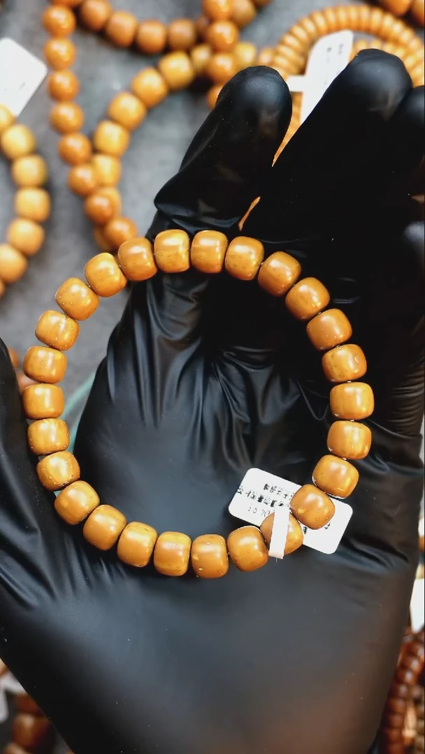 紫金鼠手串9.5实心紫金鼠老型494